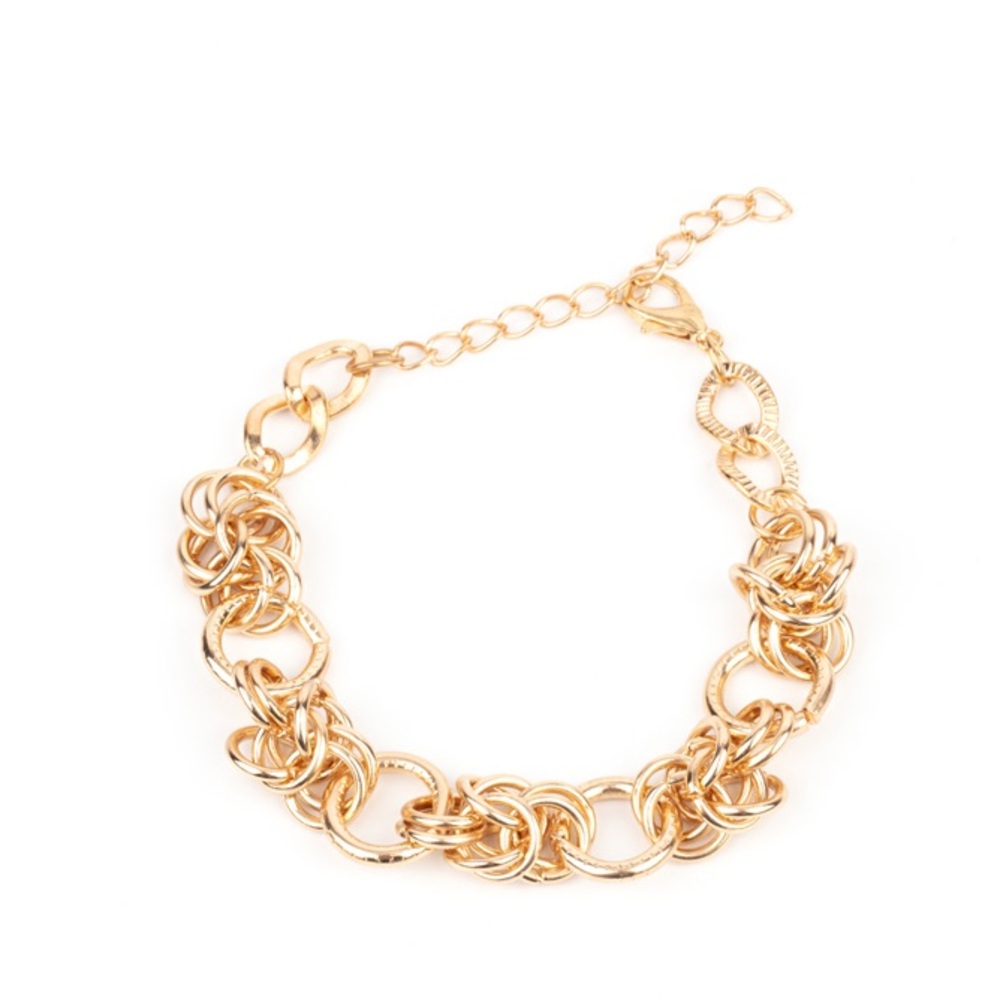 Big City Chic - Gold Bracelet - Picture 2 of 2